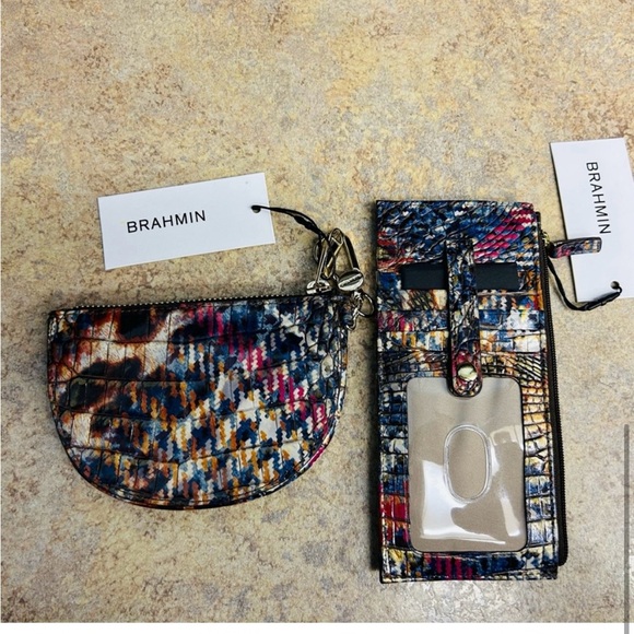 NWT Brahmin 3 Piece Set Duxbury Purse wallet Britt - Picture 6 of 10